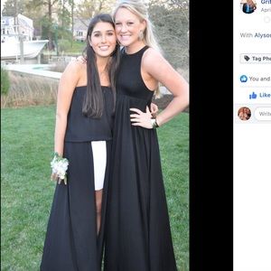 Anya maxi dress black